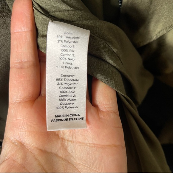 Cinq a Sept Women’s Leia Ruffle Bomber Jacket In Olive Size XS - Picture 12 of 17